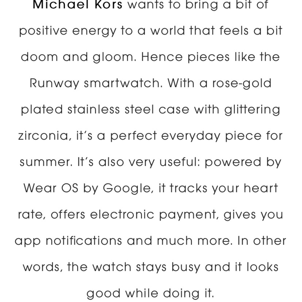 Michael Kors Smart Watch - Picture 5 of 5